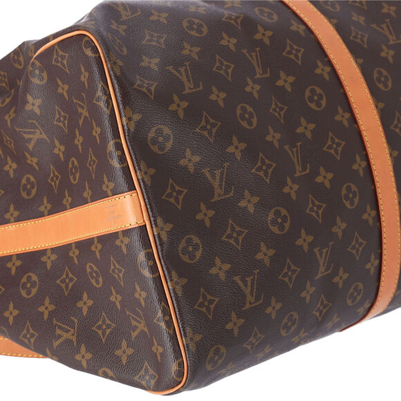 Louis Vuitton Keepall Bandouliere 60 Monogram Boston Bag M41412 Brown - Picture 9 of 9